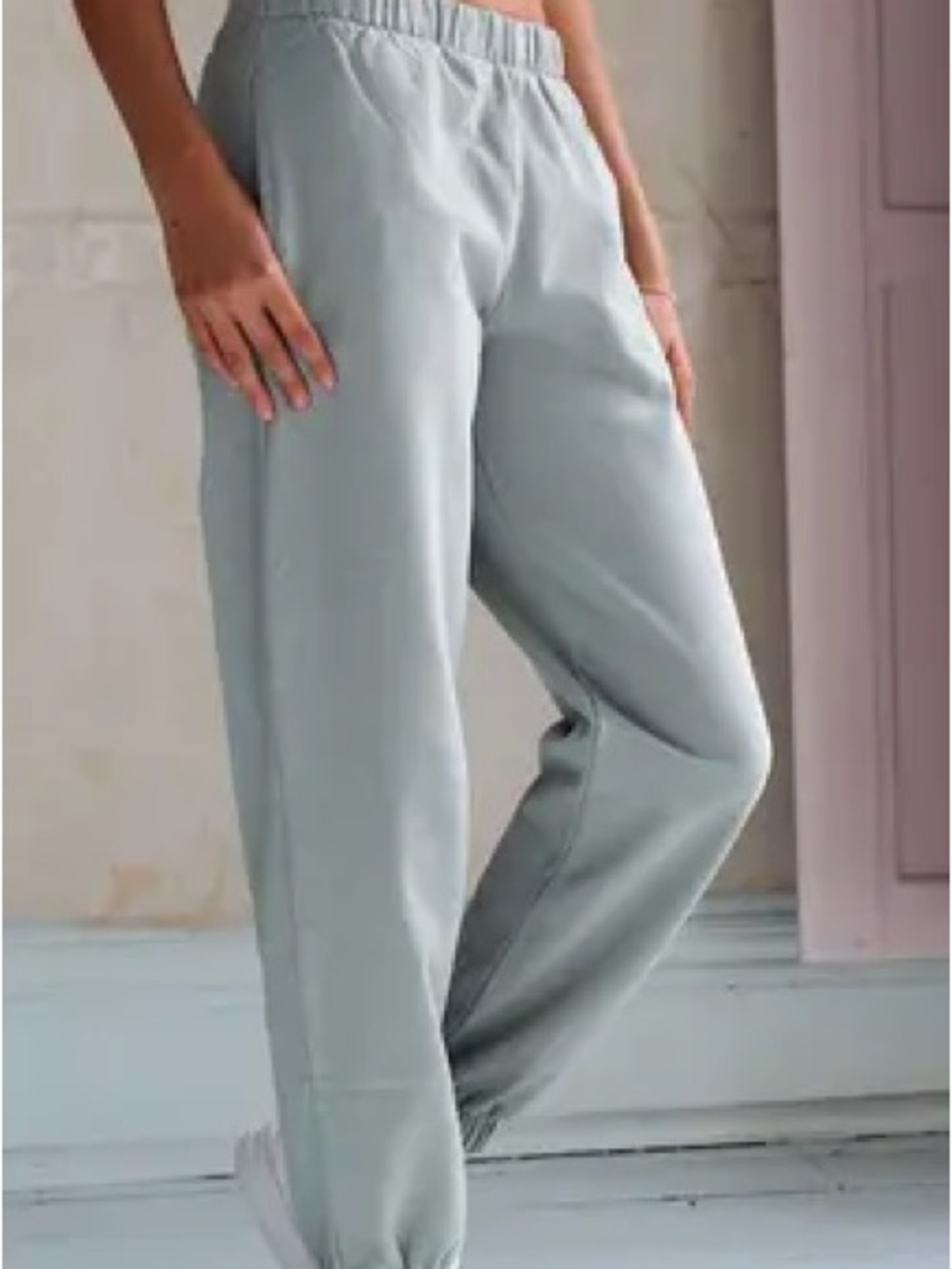 Sage green brandy melville set